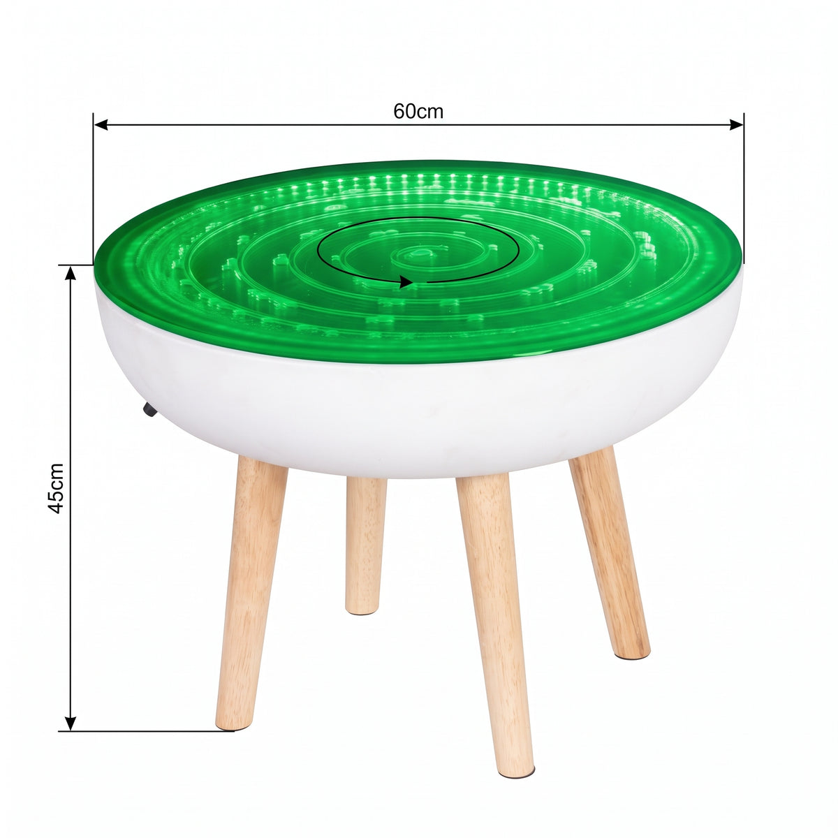 SPIRAL BUBBLE FLOW TABLE 2.0
