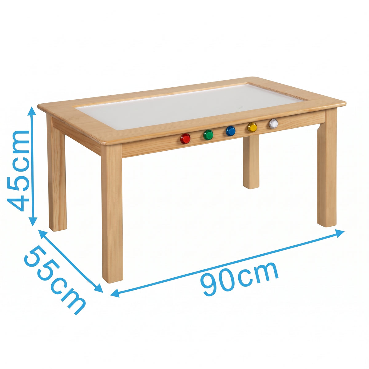 RAINBLOW SENSORY LIGHT TABLE