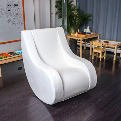 Sensory Rocking Chair for Kids – Ergonomic Vestibular Stimulation Rocker with Premium Leatherette for OT Therapy, Autism & Sensory Rooms