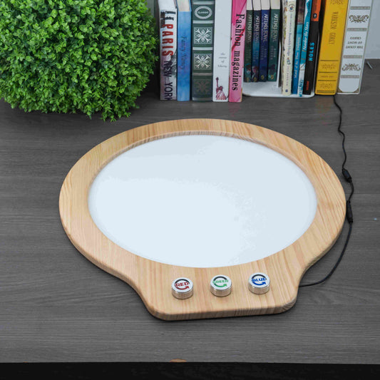 Sensory Light Board– RGB Color Mixing LED Activity Tabletop with Manual Dimmer Dials for Kids, OT & STEM Learning