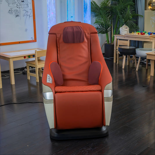Kids Sensory Massage Chair (Ages 3–12) – Ergonomic Reclining Body Massager with Airbag Compression & Back Kneading for OT Therapy & Sensory Rooms