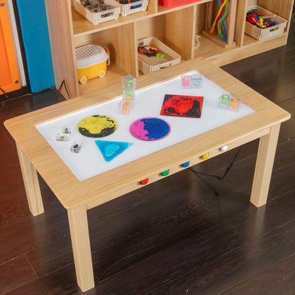 RAINBLOW SENSORY LIGHT TABLE