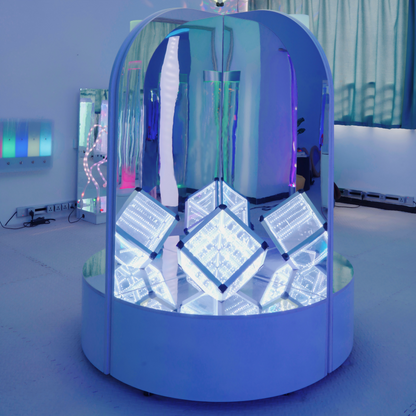 FAN-SHAPED ABYSS MAGIC CUBE MIRROR