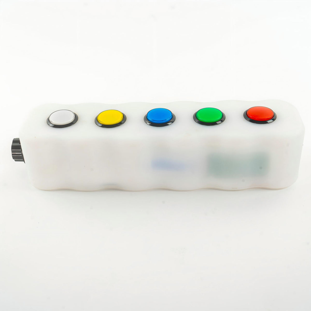 Ergonomic Wave Wireless Sensory Light Controller (40cm) – 5-Button Color Switcher & Speed Dial for Infinity Mirrors, Light Columns & Bubble Tubes (Model HTSS-22)