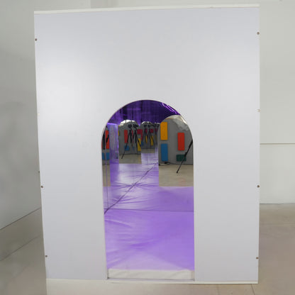 Multi-Sensory Wooden Play Cabin with Bubble Tube & Mirror – Illuminated Calm Down Sensory Den with LED Lighting for Kids, Autism & Therapy Rooms