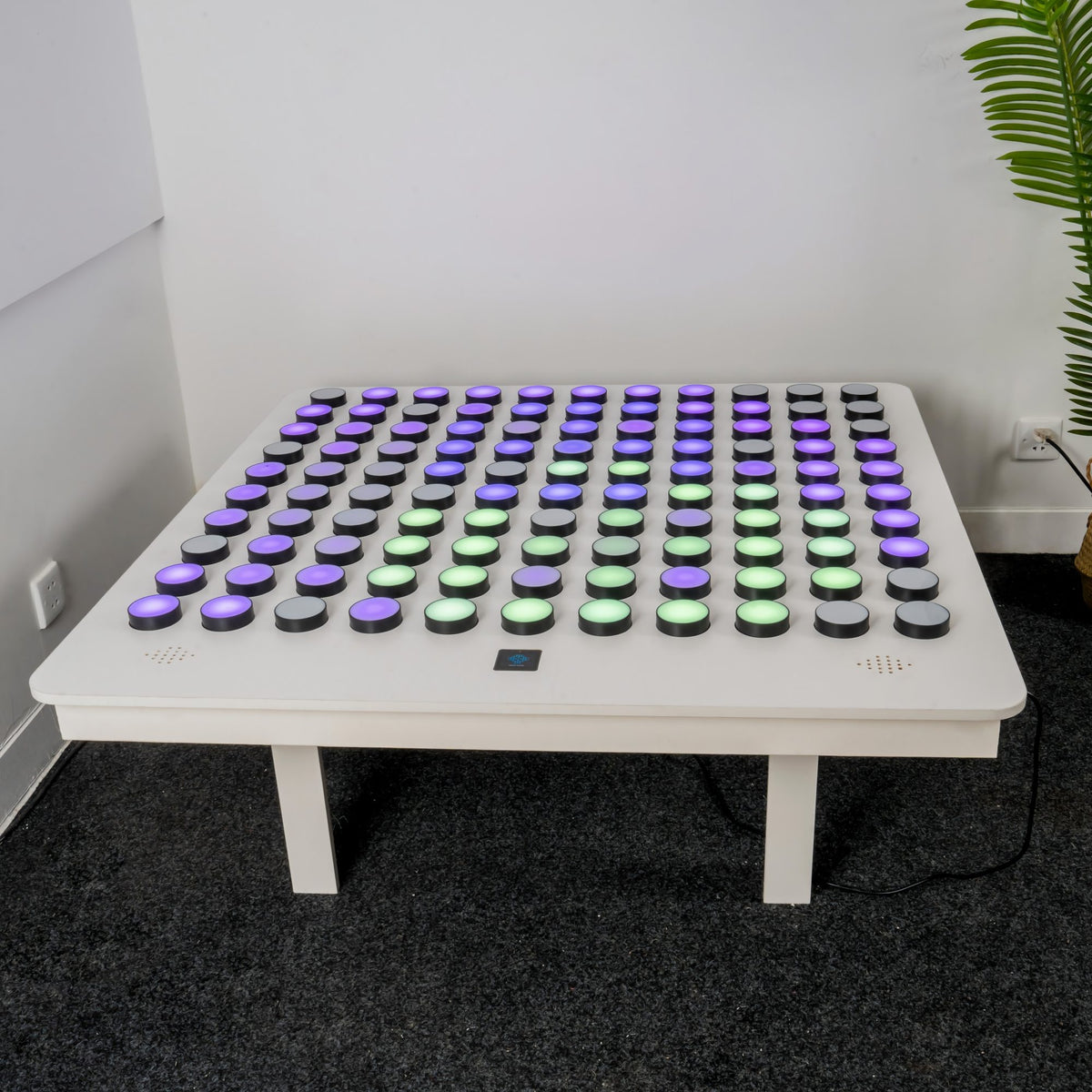Interactive Rotary Knob Sensory LED Table – Tactile & Auditory Rainbow Wave Activity Station for Autism, SPD & Sensory Rooms