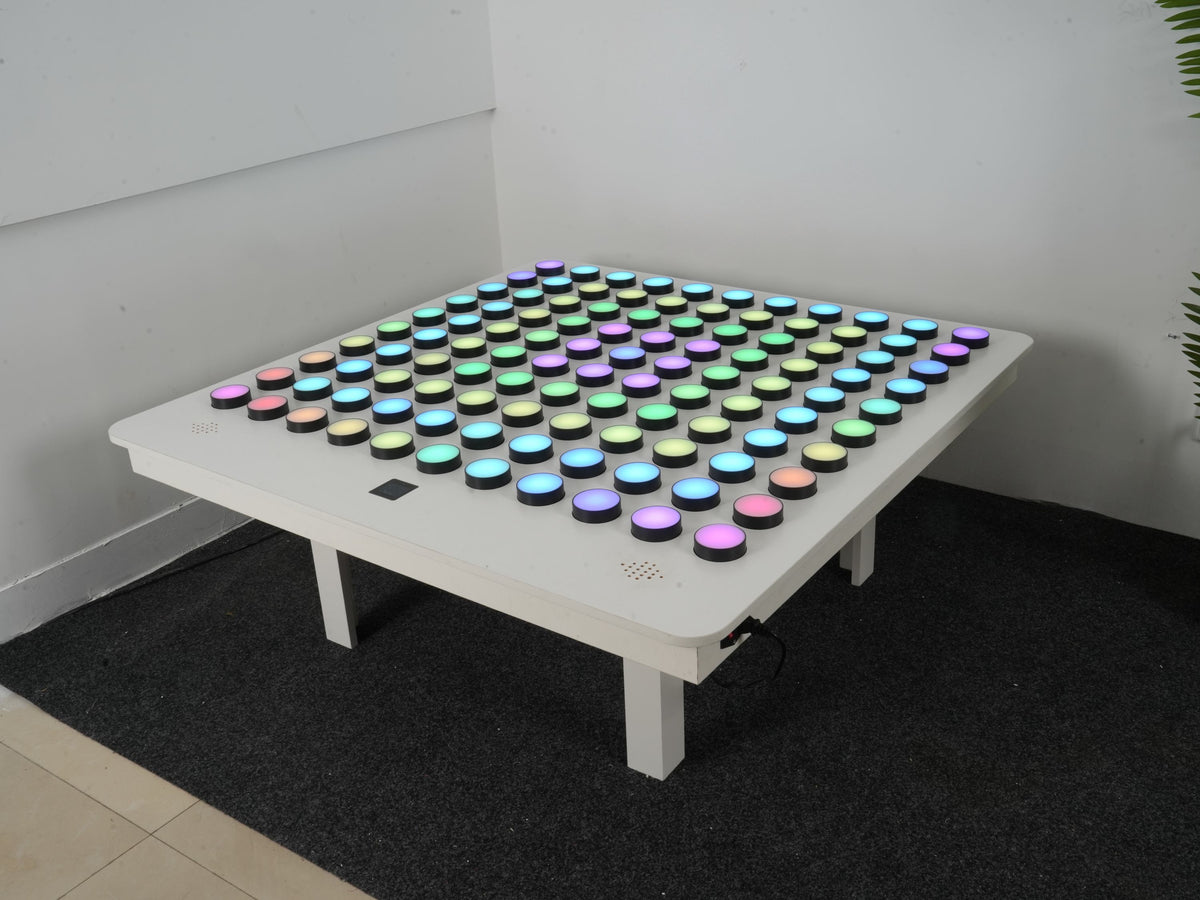 Interactive Rotary Knob Sensory LED Table – Tactile & Auditory Rainbow Wave Activity Station for Autism, SPD & Sensory Rooms