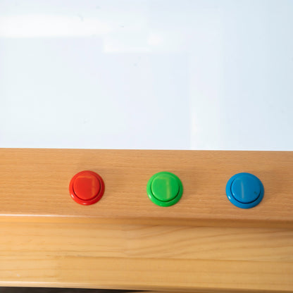 Wooden Frame Sensory LED Light Pad (55x45cm) – Multi-Color Illuminated Tracing & Activity Board with Tactile Push Buttons for Kids, OT & Classrooms