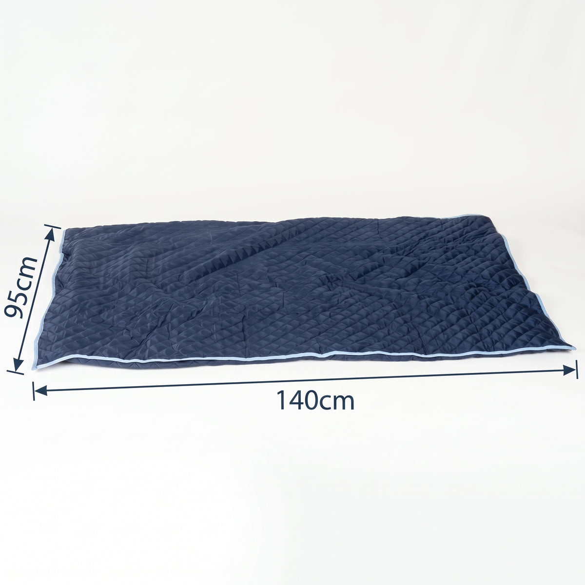 Sensory Weighted Blanket (Medium 95x140cm) – Sensory Calming Therapy Blanket with Diamond Quilting for Anxiety, Deep Sleep & OT Therapy