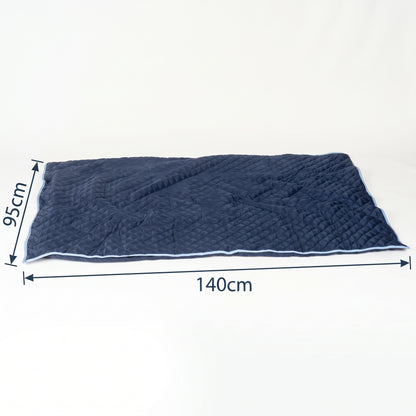 Sensory Weighted Blanket (Medium 95x140cm) – Sensory Calming Therapy Blanket with Diamond Quilting for Anxiety, Deep Sleep & OT Therapy