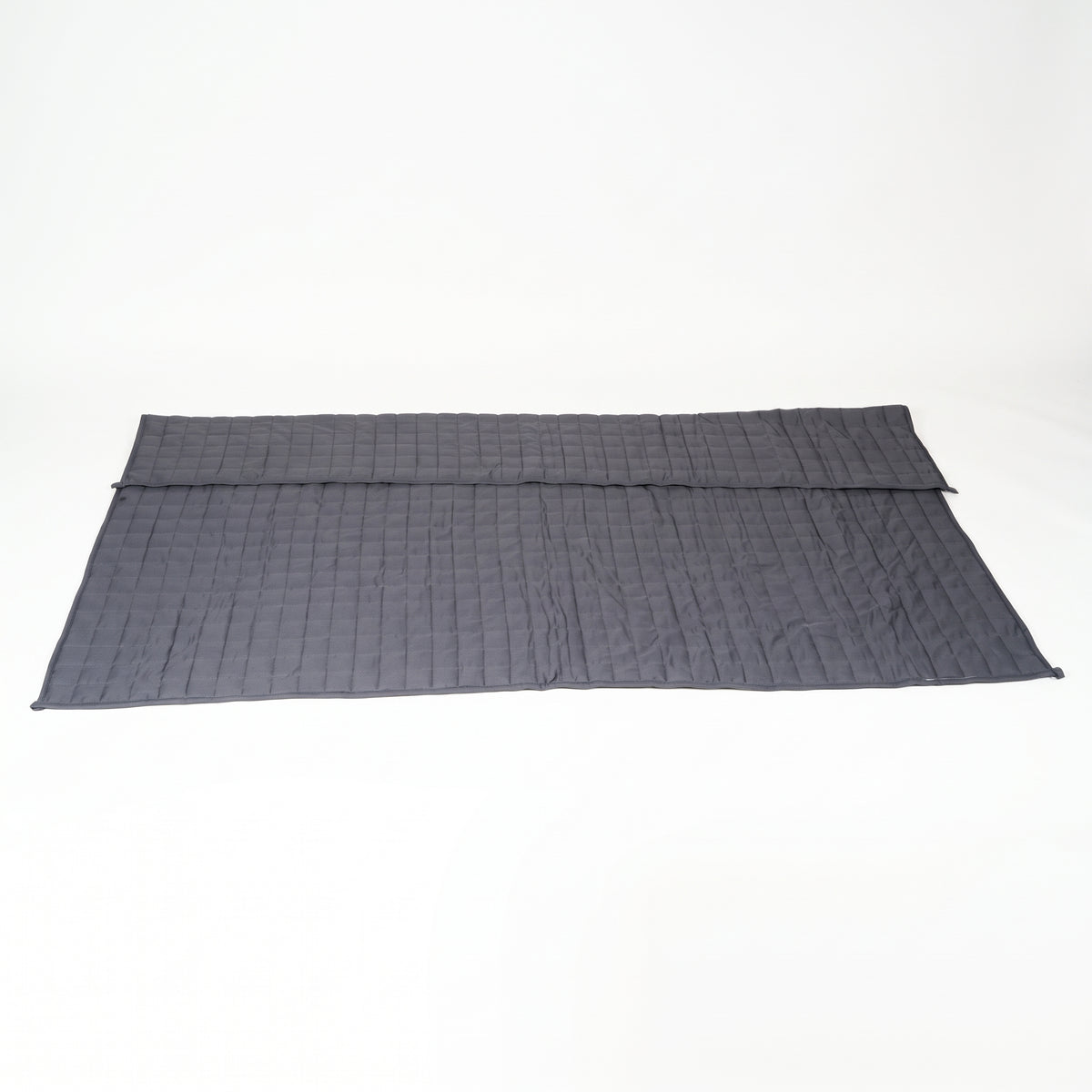 Large Deep Touch Pressure Weighted Blanket (180x125cm) – Full-Body Sensory Calming Blanket in Classic Grey for Anxiety Relief, Sleep & Therapy