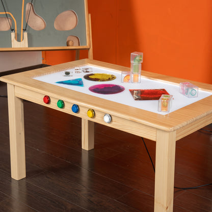 RAINBLOW SENSORY LIGHT TABLE