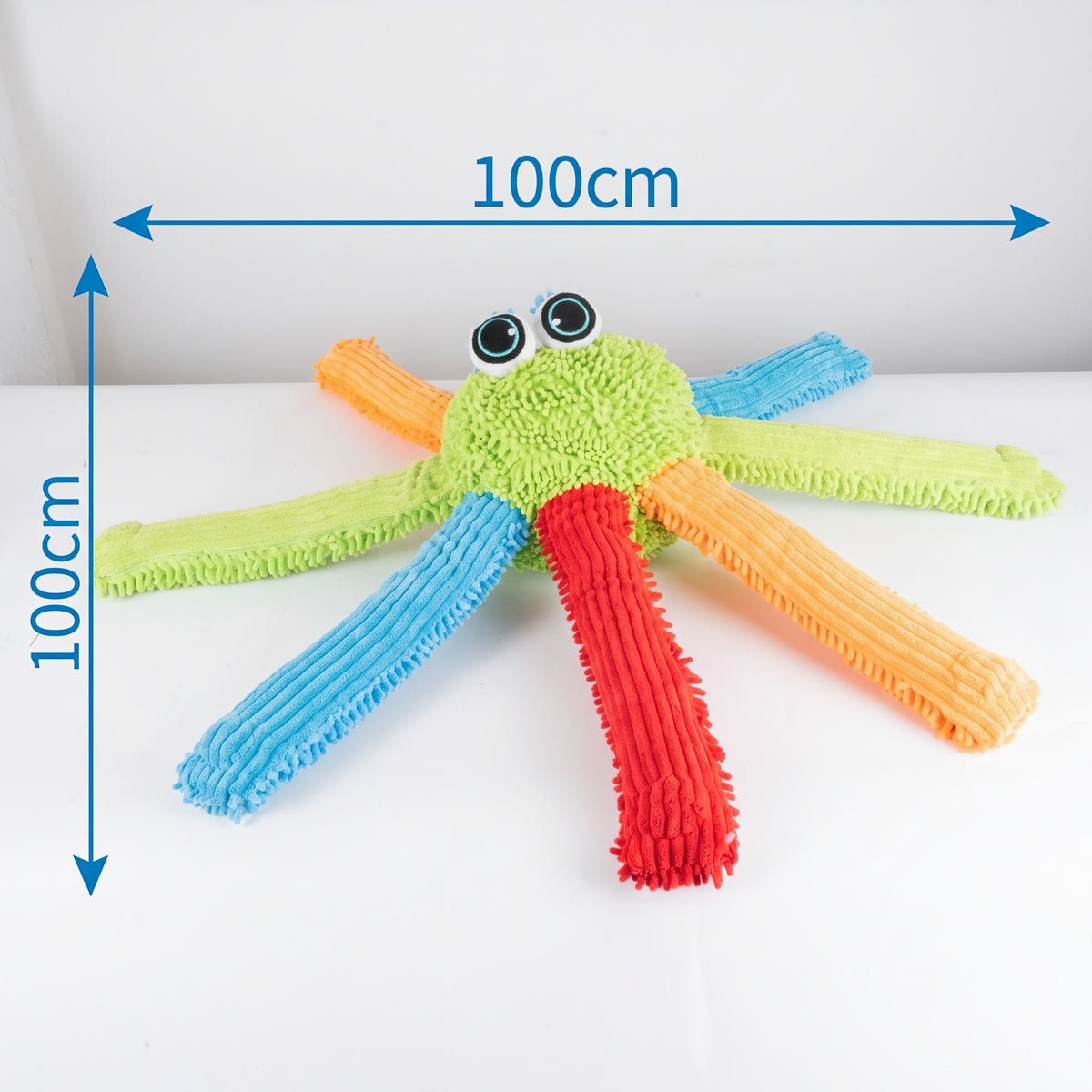 Interactive Light-Up Sensory Plush Octopus (100cm) – Bendable Glowing Tentacles with Multi-Language Voice, Sound & Music for Kids, OT & Sensory Rooms