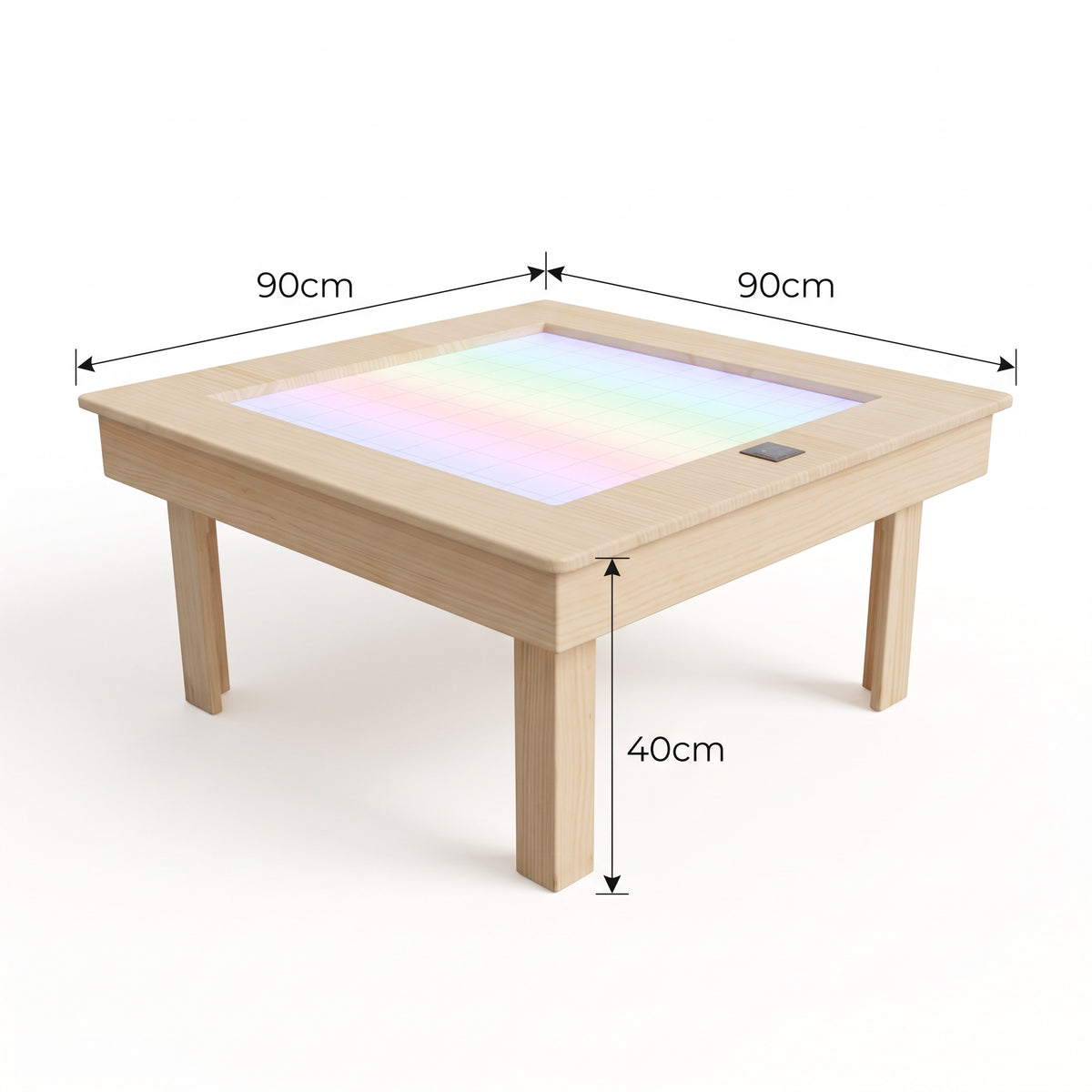 Interactive LED Sensory Light Table – Touch & Gesture-Controlled Illuminated Activity Table for Kids & Sensory Playrooms