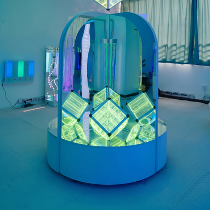 FAN-SHAPED ABYSS MAGIC CUBE MIRROR