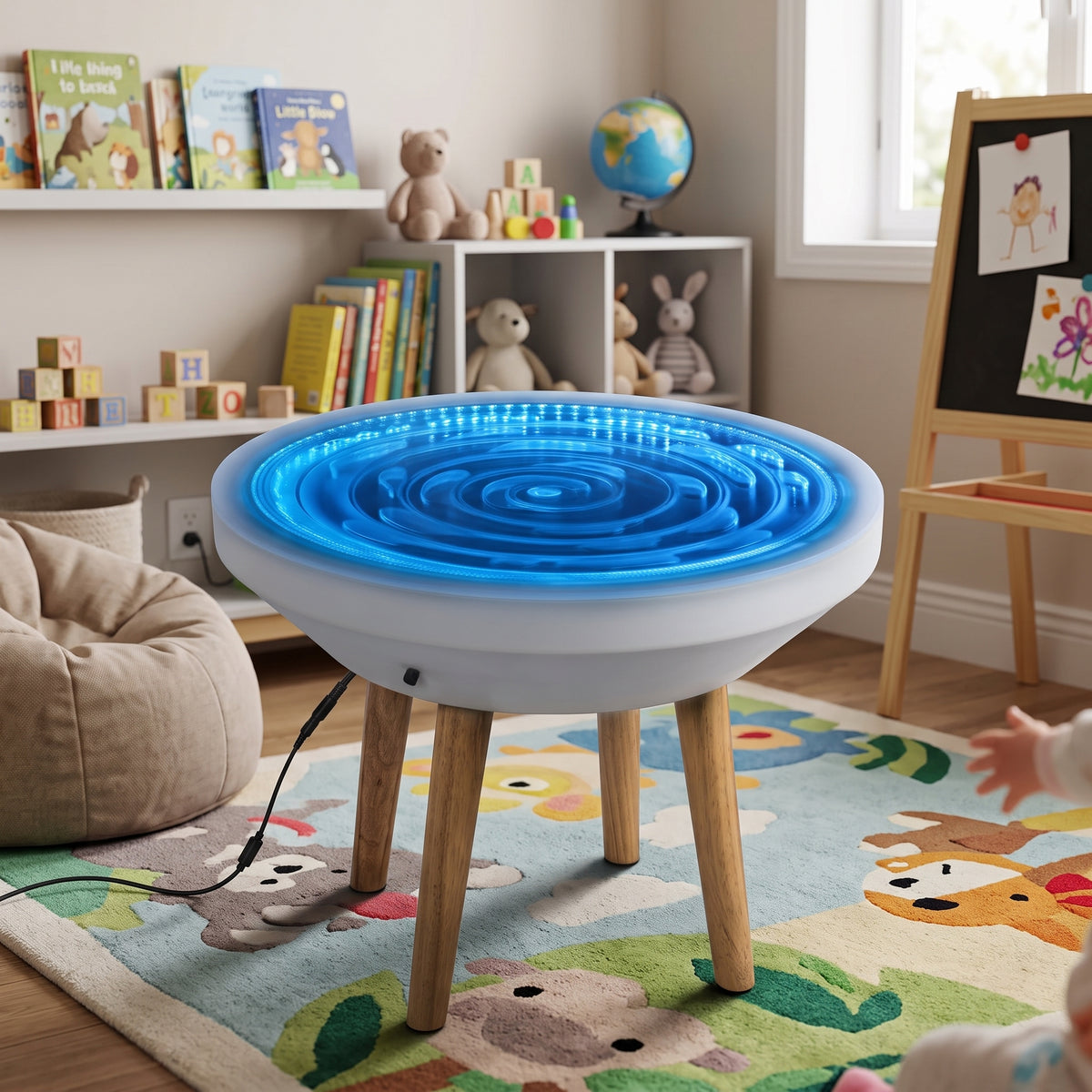 SPIRAL BUBBLE FLOW TABLE 3.0